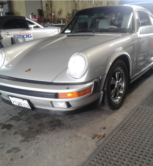 Red Car Serviced by proffesional mechanic